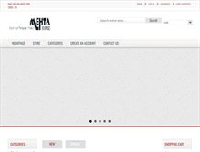 Tablet Screenshot of mehtaenterprises.net